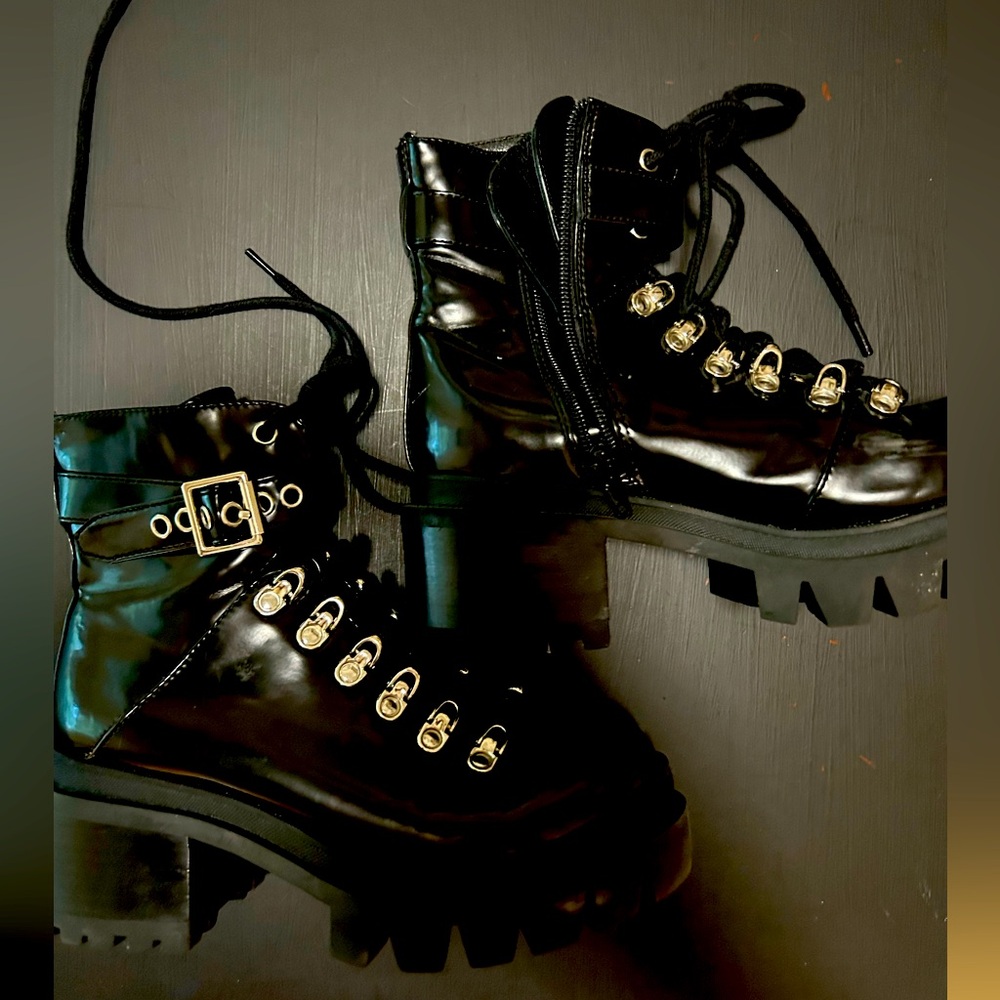 Jeffrey Campbell combat boots